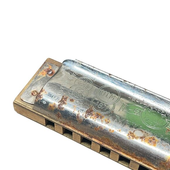 Vintage Hohner Marine Band Harmonica Lot Of 2 Special 20 Marine Band 1896 F & A - Picture 9 of 11